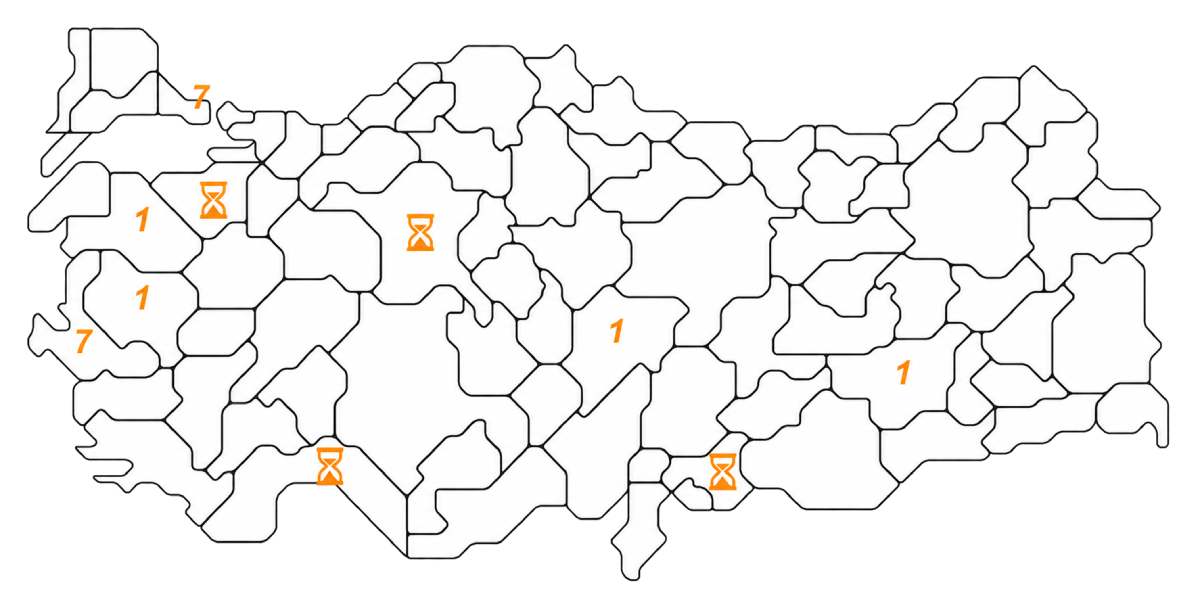 Goldenfingers Türkiye şube haritası